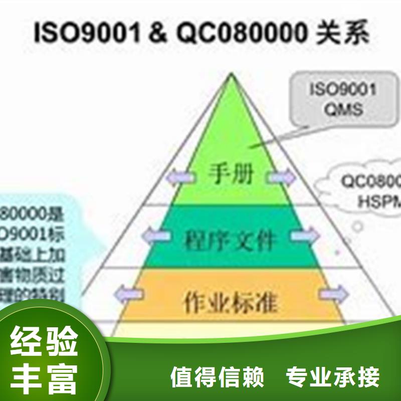 QC080000认证ISO13485认证比同行便宜全市24小时服务