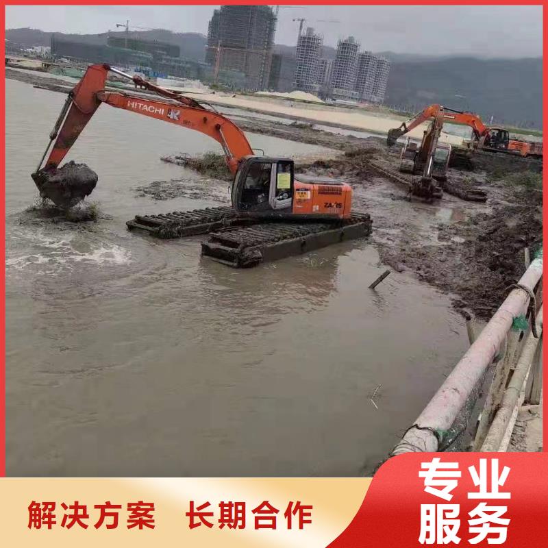 水陆挖掘机出租水挖机单位技术精湛当地生产厂家