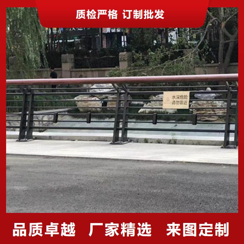 道路护栏安装河道景观护栏精工细致打造